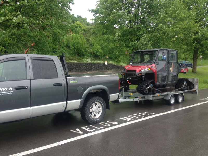 Ablieferung von Polaris Ranger 900 Crew