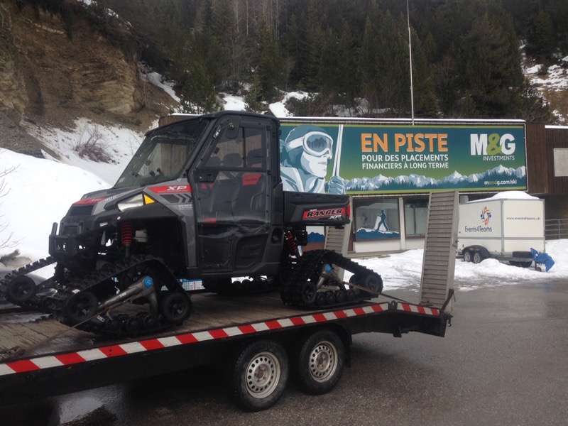 Ablieferung Polaris Ranger 900 XP Limited Crans Montana