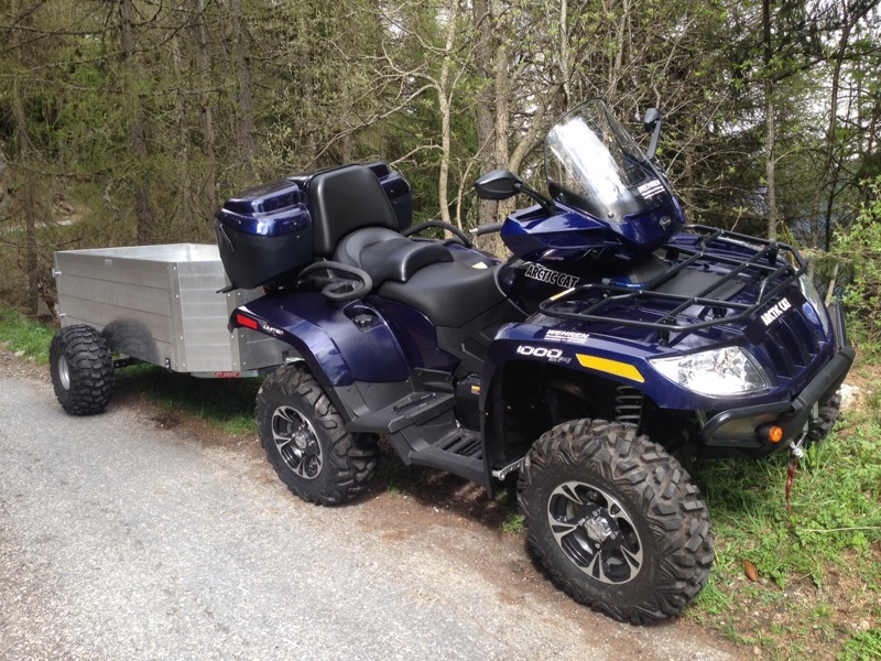 Arctic Cat 1000i TRV Cruiser mit Anhnger
