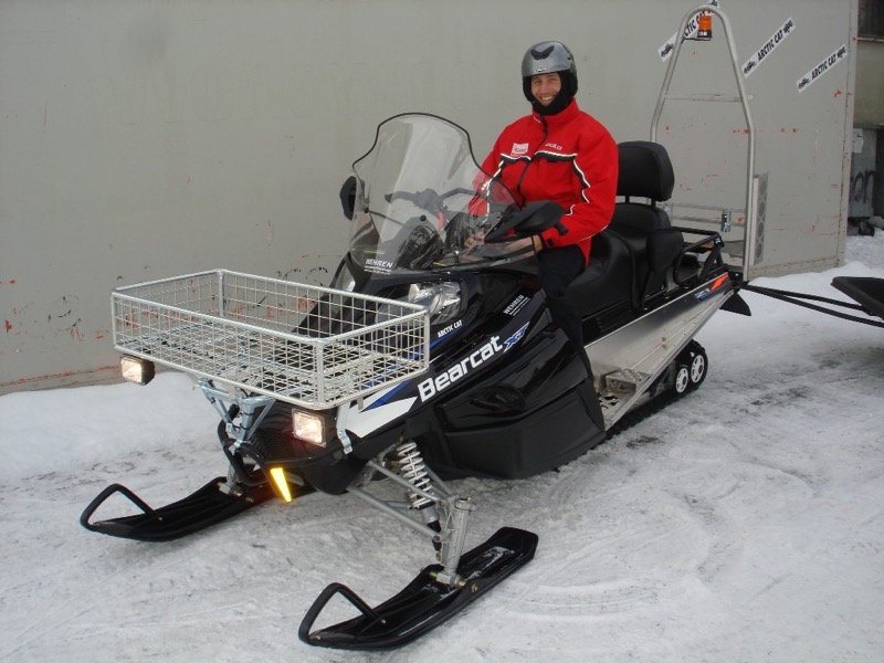 Motorschlitten Arctic Cat Loipe Goms