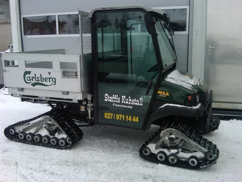 Kawasaki Mule mit Raupen