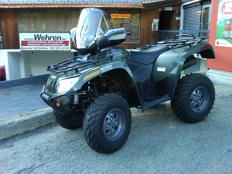 Ablieferung ATV Arctic Cat 500