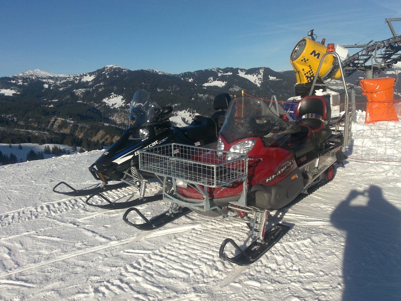 Ablieferung Motorschlitten Arctic Cat Bearcat Mrlialp