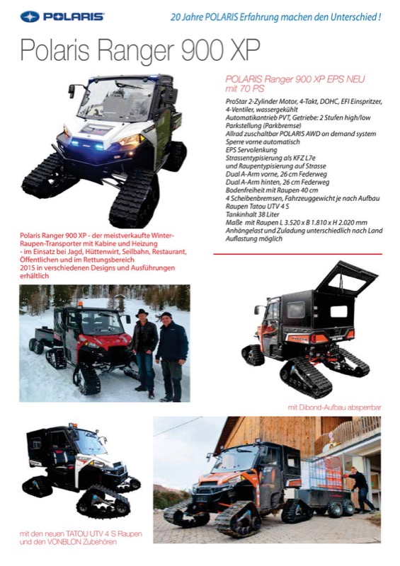 Zubehör zu Polaris Ranger und ATV's. Zubehör zu Polaris Ranger und ATV's.